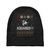 santa aquarius christmas ugly t shirts Baby Beanies