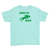 born to ride horse riding pony horse Youth Tee