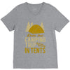 dude that camp trip in tents funny V-Neck Tee