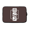 v2 eat sleep run Laptop sleeve