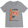 wear peach for  my [you can write any name] V-Neck Tee