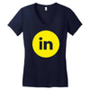 in Women's V-Neck T-Shirt