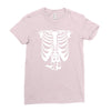 beer belly xray skeleton funny Ladies Fitted T-Shirt