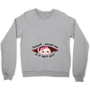 April Peeking Out Asian Baby Girl Crewneck Sweatshirt