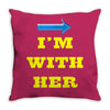 i am with her Throw Pillow