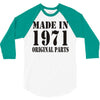 made in 1971 original parst 3/4 Sleeve Shirt