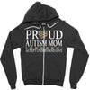 proud autism mom Zipper Hoodie