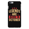 legends are born in october iPhone 6 Plus/6s Plus Case