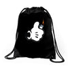 main de mickey Drawstring Bags