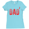 dad 2 Ladies Fitted T-Shirt