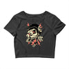 freaky biker Crop Top