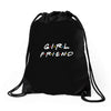 girlfriend friends tv show parody Drawstring Bags