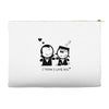 i love you Accessory Pouches