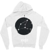 Virgo Zodiac Sign Minimal Design Zipper Hoodie