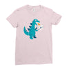 everyone loves marshmallow Ladies Fitted T-Shirt
