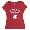 tyrion lannister for king Women's Triblend Scoop T-shirt