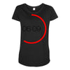 time check Maternity Scoop Neck T-shirt