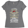 I'm A Veteran Grandpa T Shirt Women's Triblend Scoop T-shirt