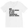 no. you're wrong V-Neck Tee