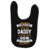Super Cool Daddy Of A Freaking Awesome Son Baby Bibs
