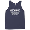 mechanic mens funny Tank Top