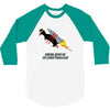 never give up poster 3/4 Sleeve Shirt