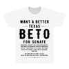 want a better texas black All Over Men's T-shirt
