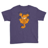 garfield scratching, ideal gift or birthday present funny Youth Tee