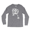 a skeleton crawling Long Sleeve Shirts