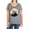 vinly record Ladies Curvy T-Shirt