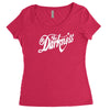 the darkness new Women's Triblend Scoop T-shirt