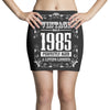 vintage made in 1985 perfectly aged a living legend Mini Skirts