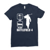 eat sleep battlefield 4, funny Ladies Fitted T-Shirt