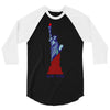 4th of july 3/4 Sleeve Shirt