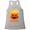 trumpkin funny donald trump pumpkin Racerback Tank