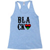 black love Racerback Tank