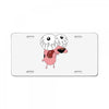 personnage de cartoon License Plate
