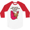 hi quality frenchie 3/4 Sleeve Shirt