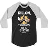 predator movie dillon licensed adult 3/4 Sleeve Shirt