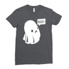 boo (2) Ladies Fitted T-Shirt
