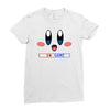 kirby gamer geek snes Ladies Fitted T-Shirt