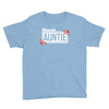 blessed aunitie with flower white color Youth Tee