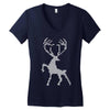 christmas deer Women's V-Neck T-Shirt