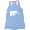 Bear Fishing Racerback Tank