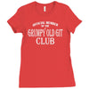 grumpy old git club Ladies Fitted T-Shirt