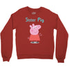 peppa pig sister pig Crewneck Sweatshirt