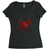 Spiderman Logo Women's Triblend Scoop T-shirt