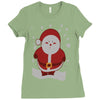 christmas santa Ladies Fitted T-Shirt