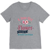 A June  Gir lLike A Flowers V-Neck Tee