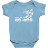 robocop inspired ed 209 Baby Onesie
